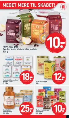 Rema 1000 tilbudsavis – gyldig fra 14.09.2025 | Side: 9 | Produkter: Jordbær, Sild, Honning, Suppe