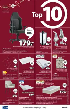JYSK-mainoslehti voimassa 06.11.2025 alkaen | Sivu: 16 | Tuotteet: Lyhty, Runkopatja, Tuoli, Peitto