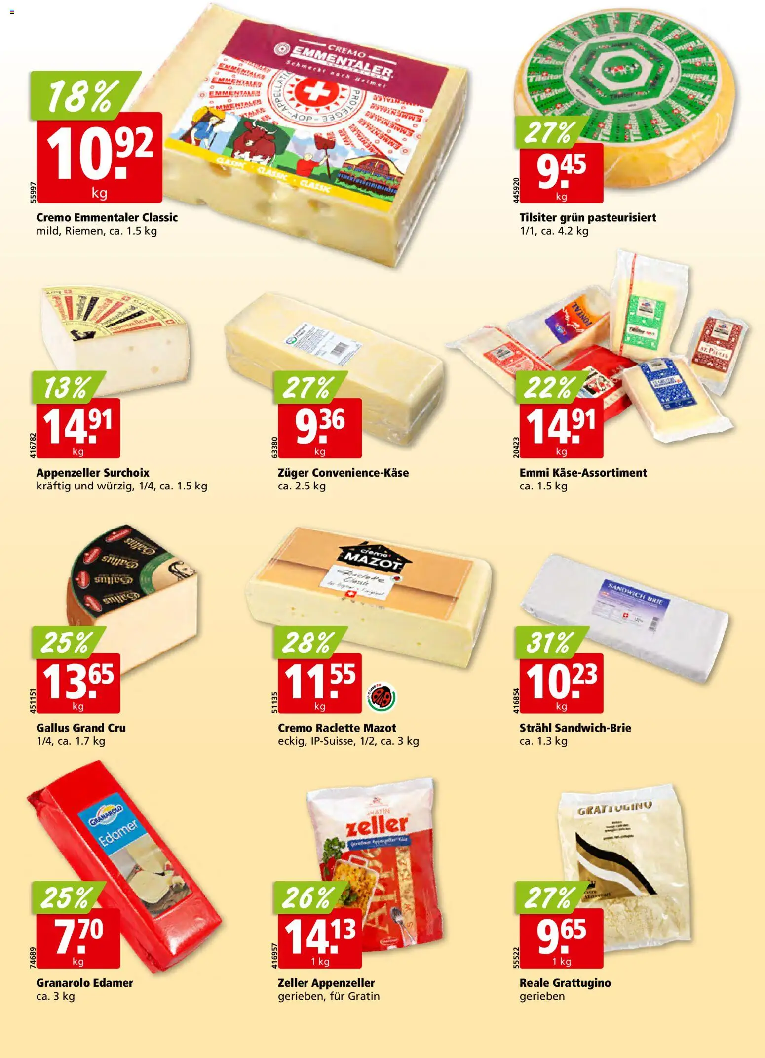 Aligro Aktionen – gültig ab 02.03.2026 | Seite: 16 | Produkte: Edamer, Raclette