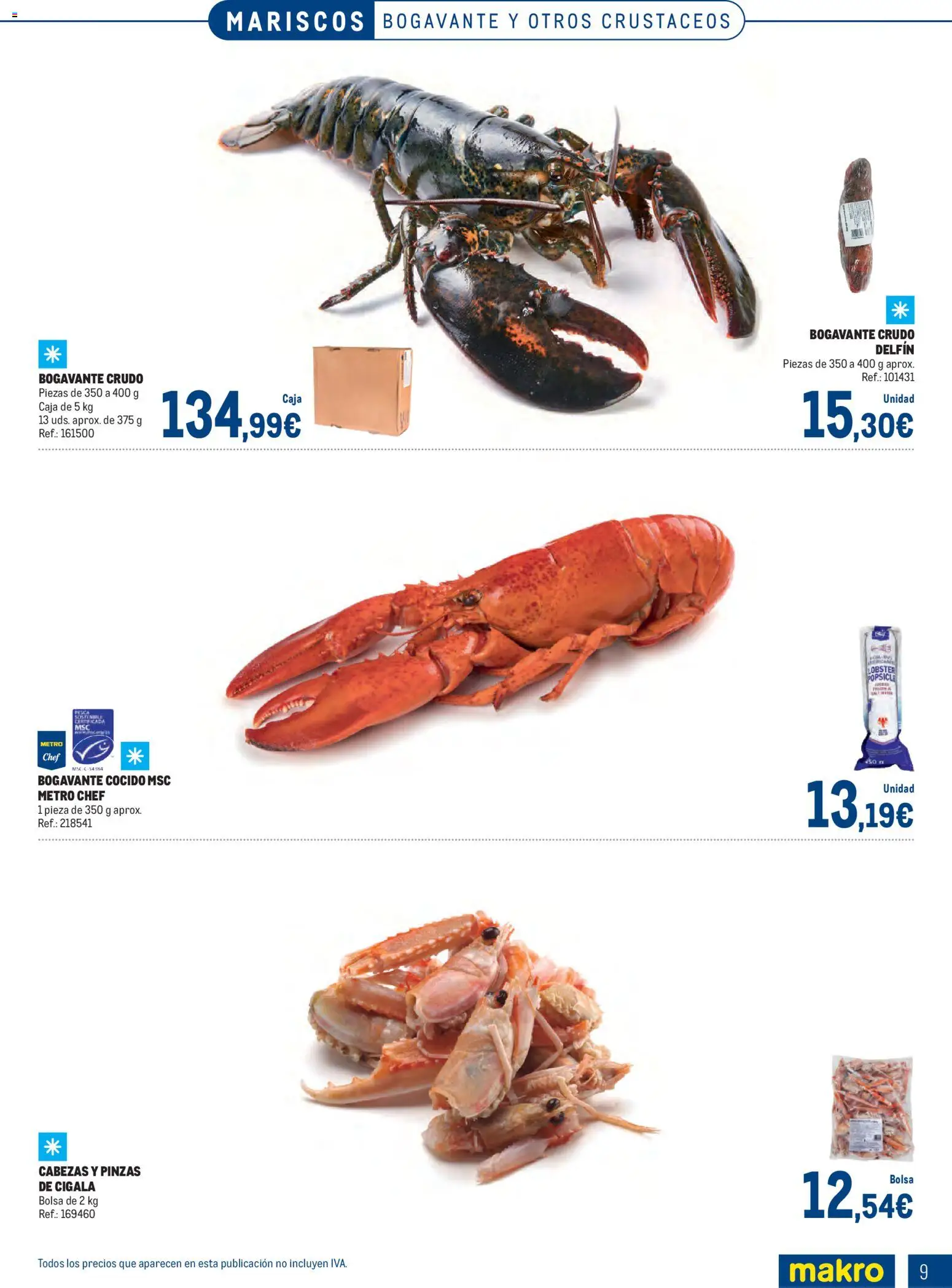 Makro Especial Pescados Levante 3 │ válido desde el 06.04.2026 | Página: 9 | Productos: Bolsa, Caja