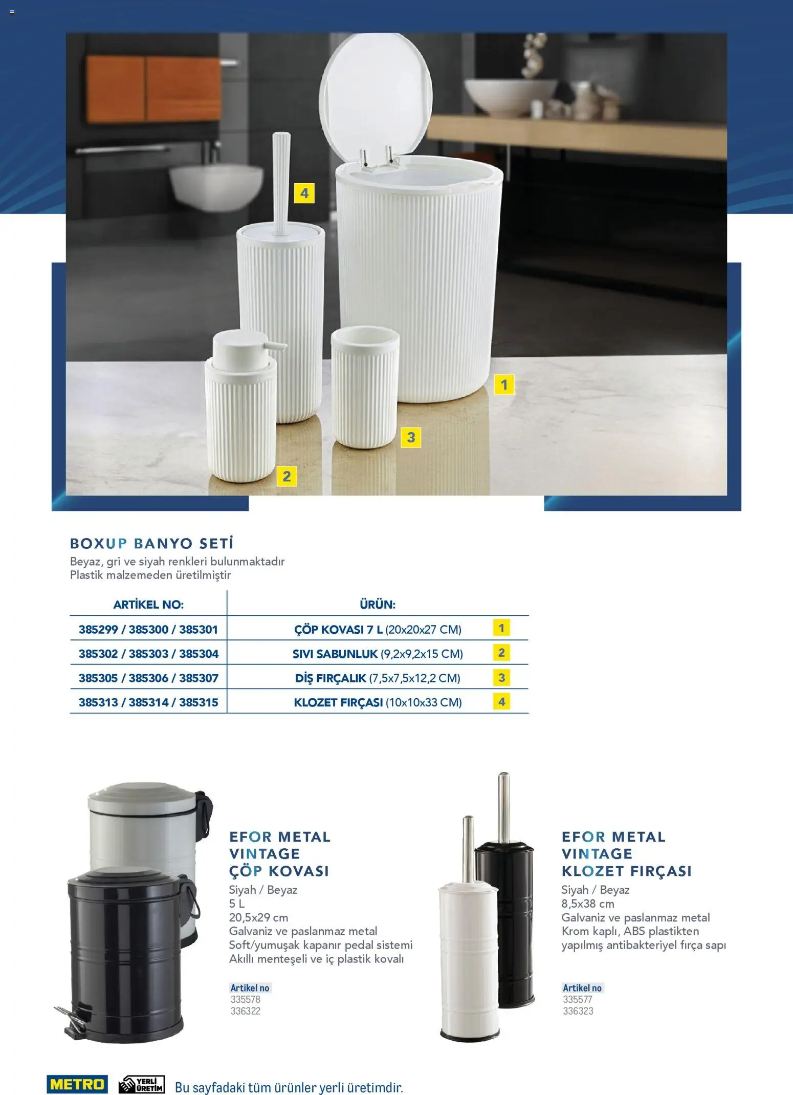 Metro - Profesyonel Çözümler - 26.12.2025 tarihinden itibaren geçerlidir | Sayfa: 100 | Ürünler: Fırça, Sıvı sabunluk, Sabunluk, Diş fırçalık