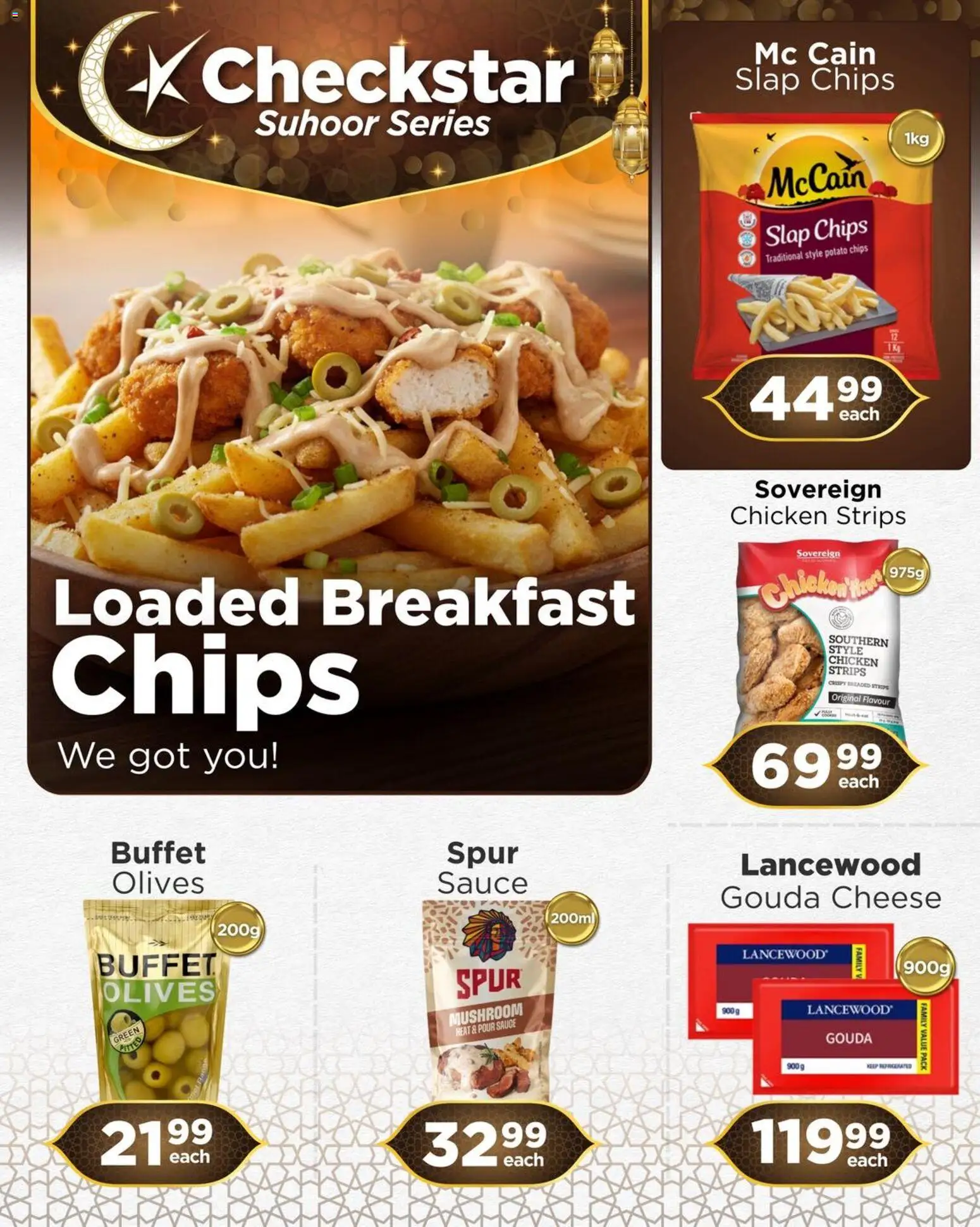 New Check Star catalogue – valid from 16.03.2026 | Page: 1 | Products: Cheese, Chicken, Chips, Sauce