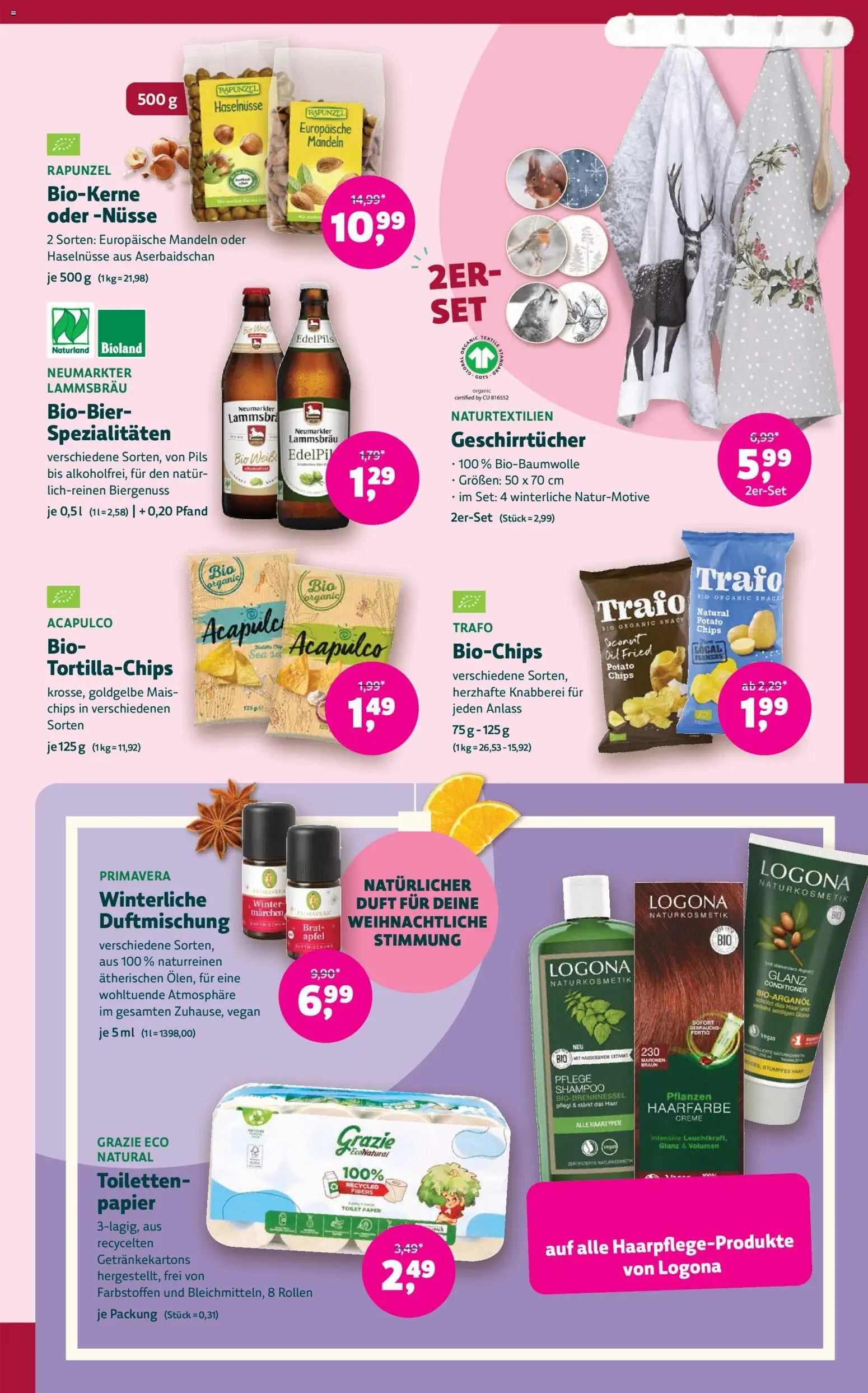 Denns BioMarkt Angebote gültig ab 03.12.2025 | Seite: 11 | Produkte: Chips, Duft, Shampoo, Äpfel