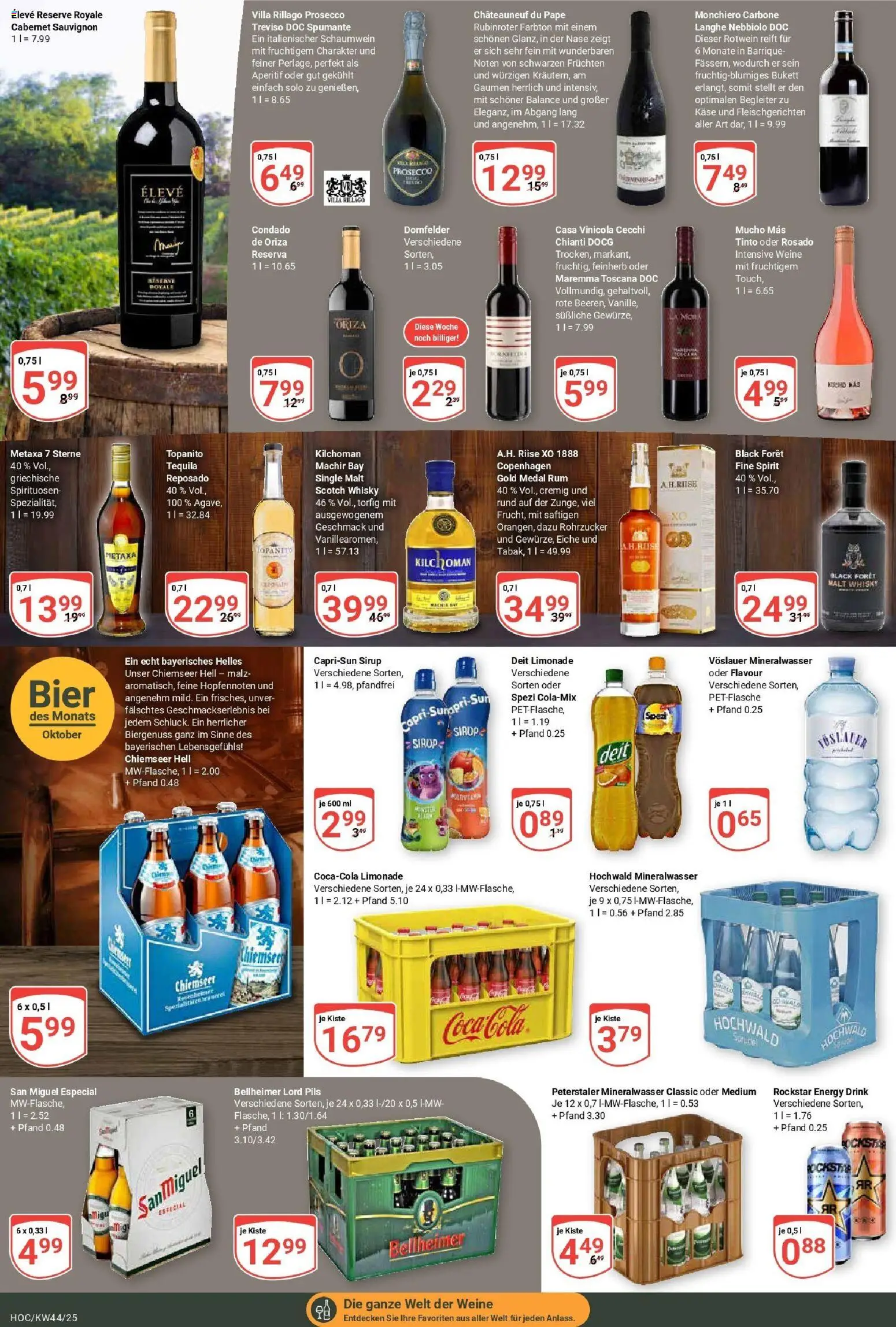 Globus prospekt Hockenheim	 – gültig ab 26.10.2025 | Seite: 17 | Produkte: Käse, Limonade, Mineralwasser, Prosecco