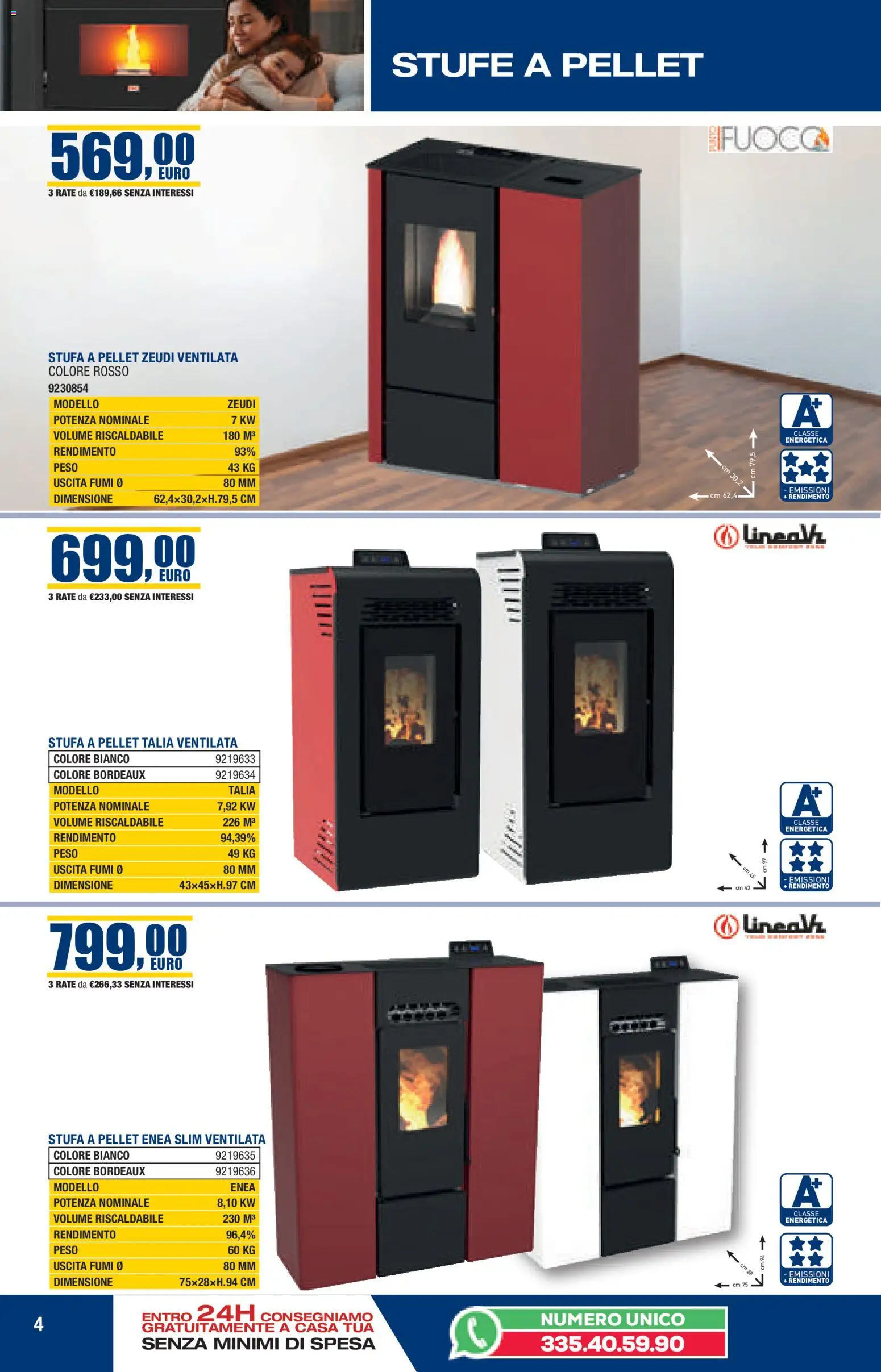 Volantino Self del 22.10.2025 | Pagina: 4 | Prodotti: Pellet, Stufa a pellet, Stufa