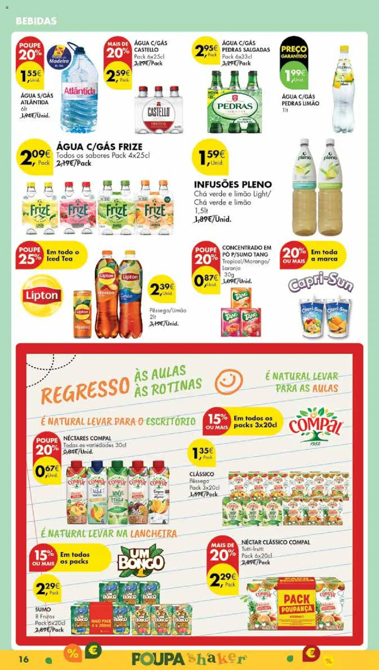 Pingo Doce Poupe Esta Semana Madeira │ válido de 09.09.2025 | Página: 16 | Produtos: Agua, Banco, Sumo, Truta