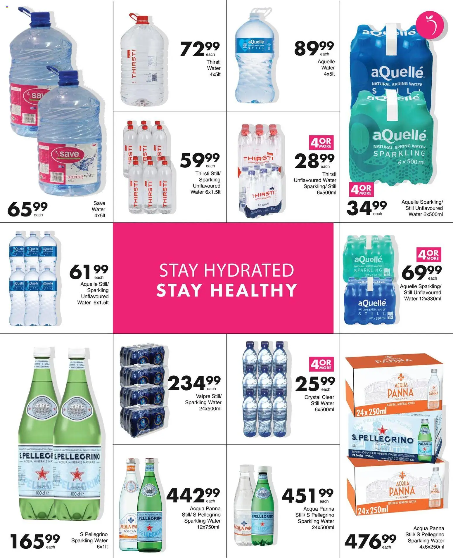 New Save catalogue – valid from 09.02.2026 | Page: 18 | Products: Water, Peach