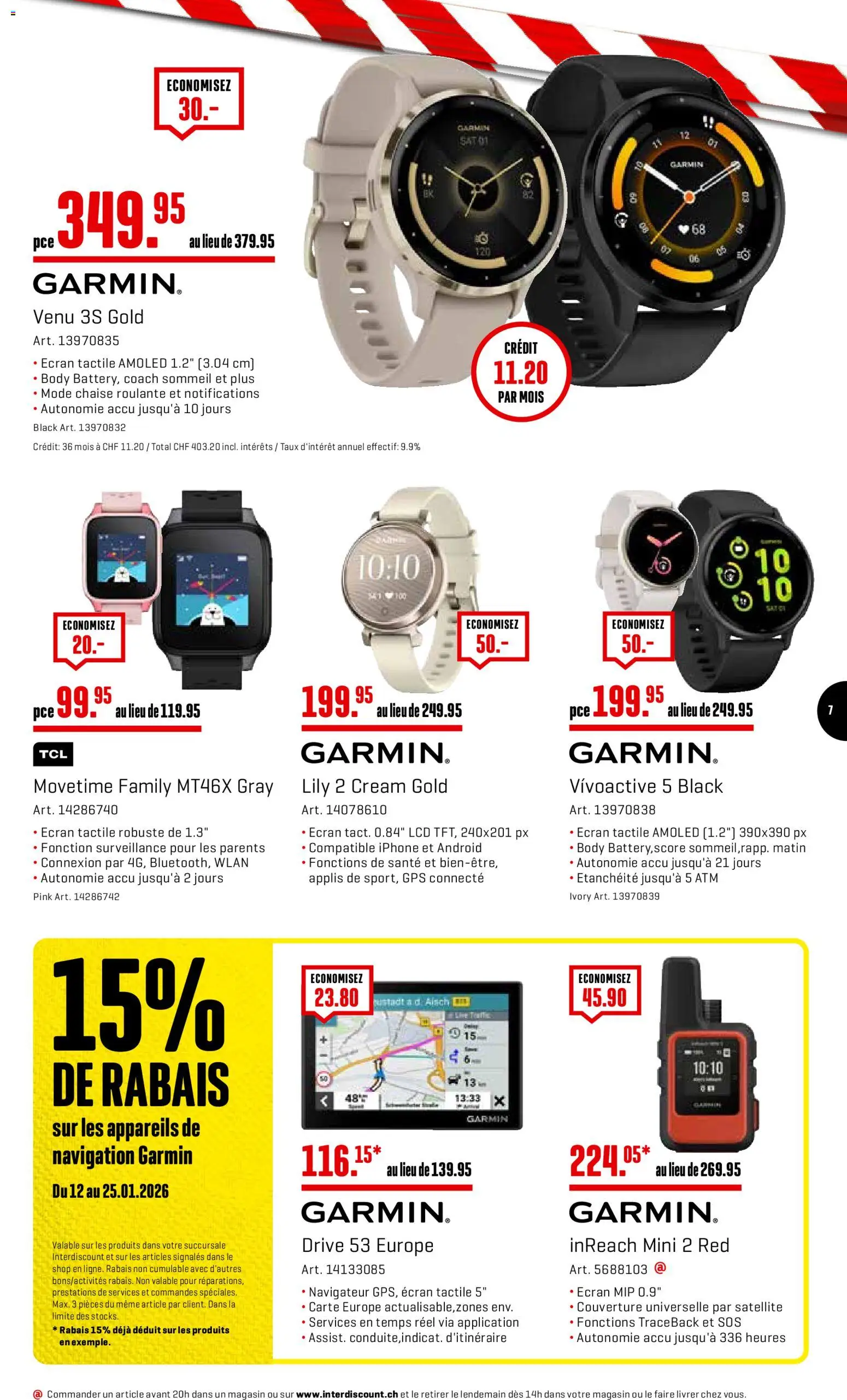 Interdiscount Aktionen FR – gültig ab 12.01.2026 | Seite: 7 | Produkte: Navigation, Iphone