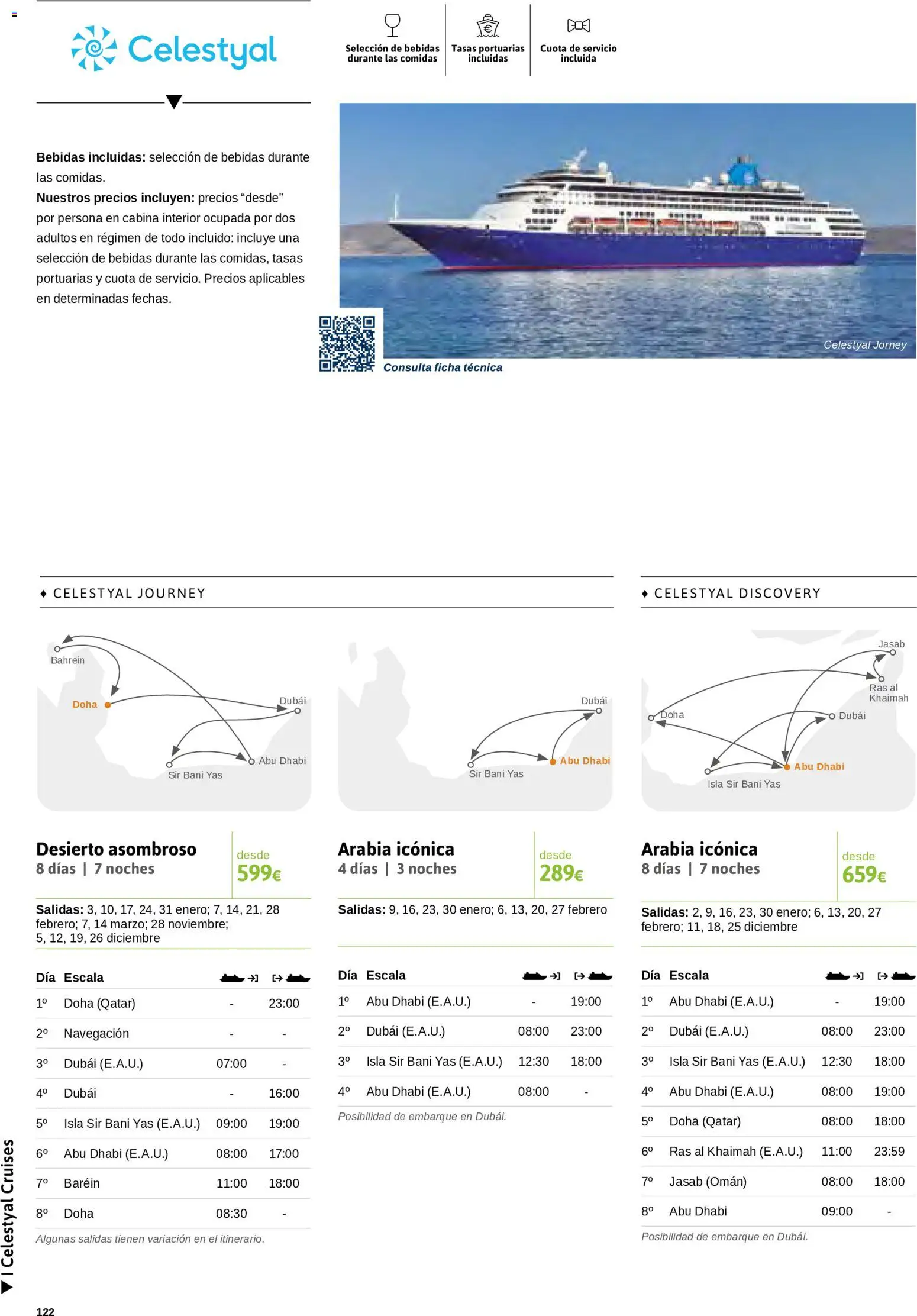 Viajes El Corte Inglés Cruceros marítimos │ válido desde el 01.01.2026 | Página: 123 | Productos: Navegación