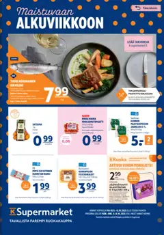 K-Supermarket-mainoslehti voimassa 06.10.2025 alkaen