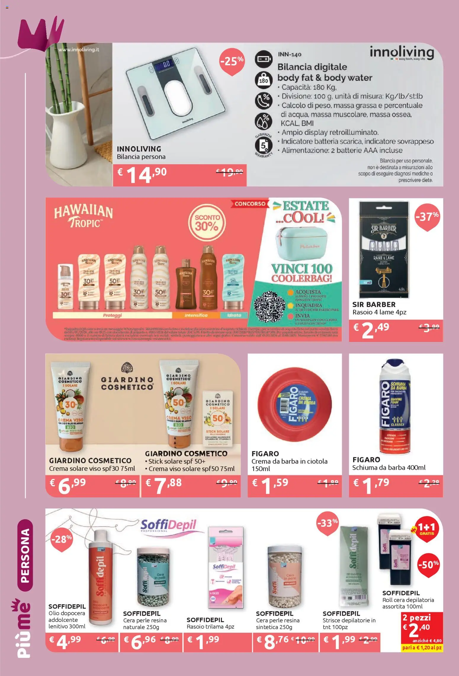 Volantino IperSoap del 20.04.2026 | Pagina: 20 | Prodotti: Cera depilatoria, Crema viso, Bilancia, Batteria