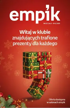 Pogląd oferty "Empik Black Friday" - ważna od 26.11.2025