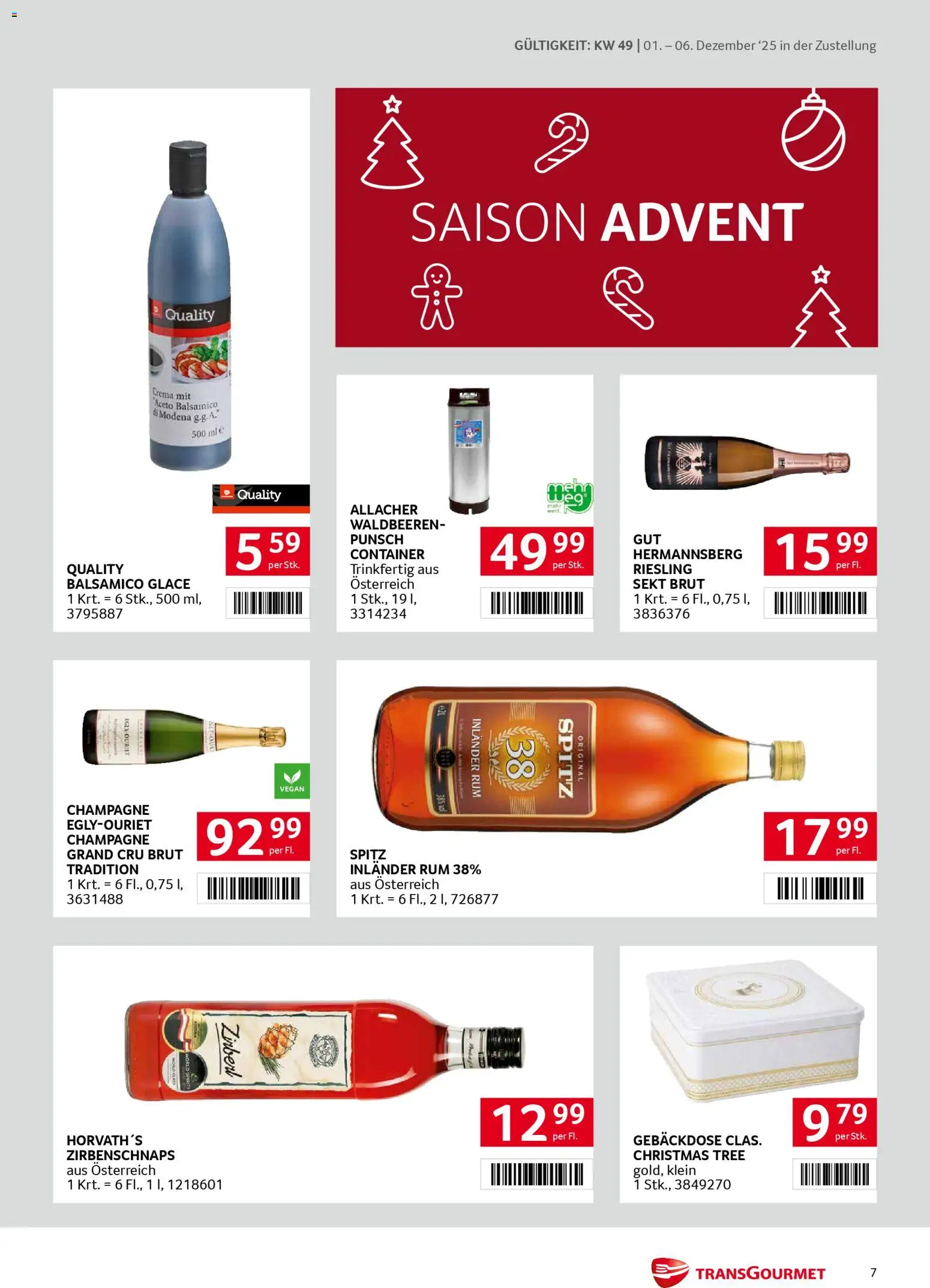Transgourmet Zustellaktion gültig ab 01.12.2025 | Seite: 7