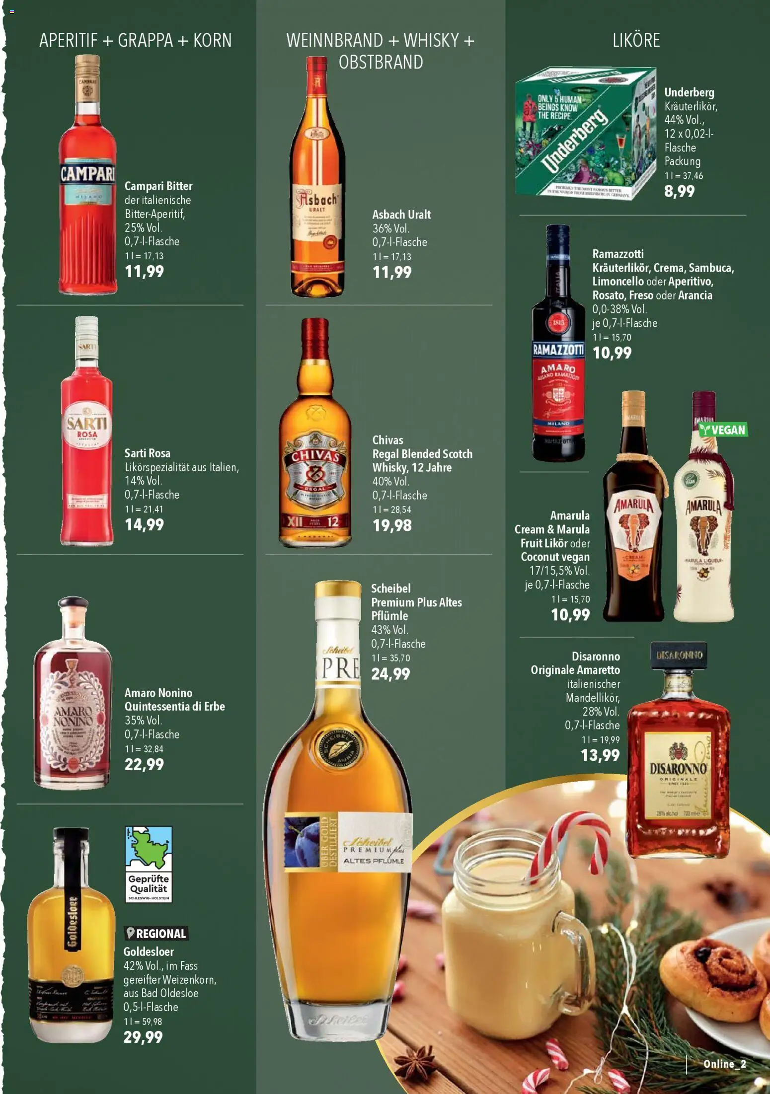 CITTI Markt Prospekt 	 – gültig ab 17.12.2025 | Seite: 29 | Produkte: Whisky, Campari, Ramazzotti, Underberg