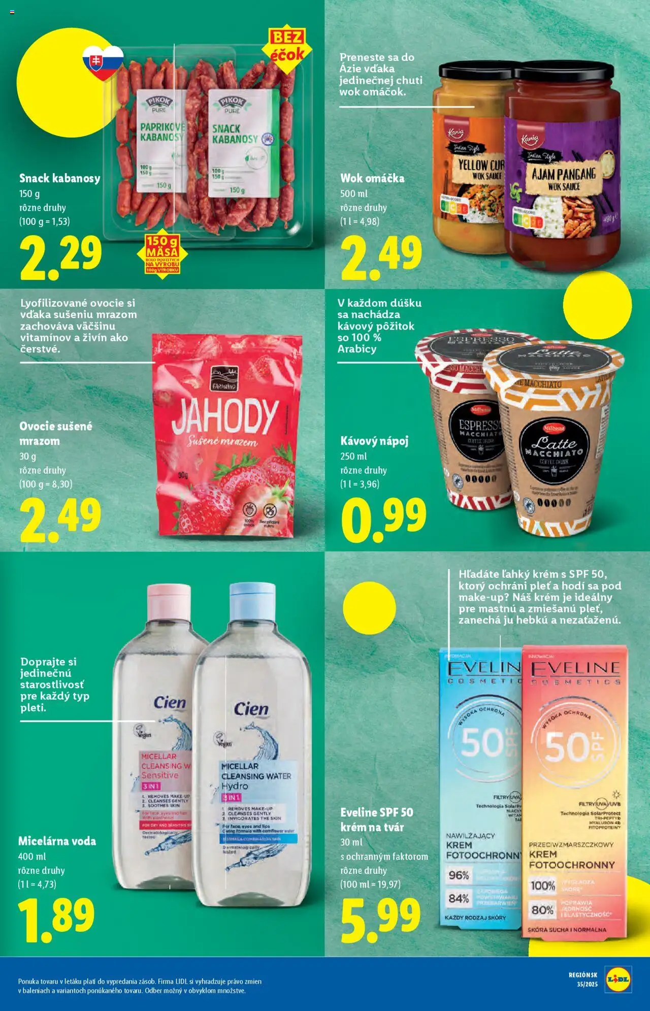 Lidl leták │ platný od 25.08.2025 | Strana: 49 | Produkty: Jahody, Krém, Omáčka, Ovocie