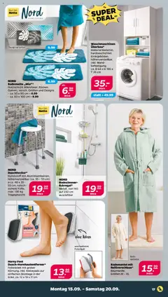 Netto Prospekt 	 – gültig ab 15.09.2025 | Seite: 17 | Produkte: Bademantel