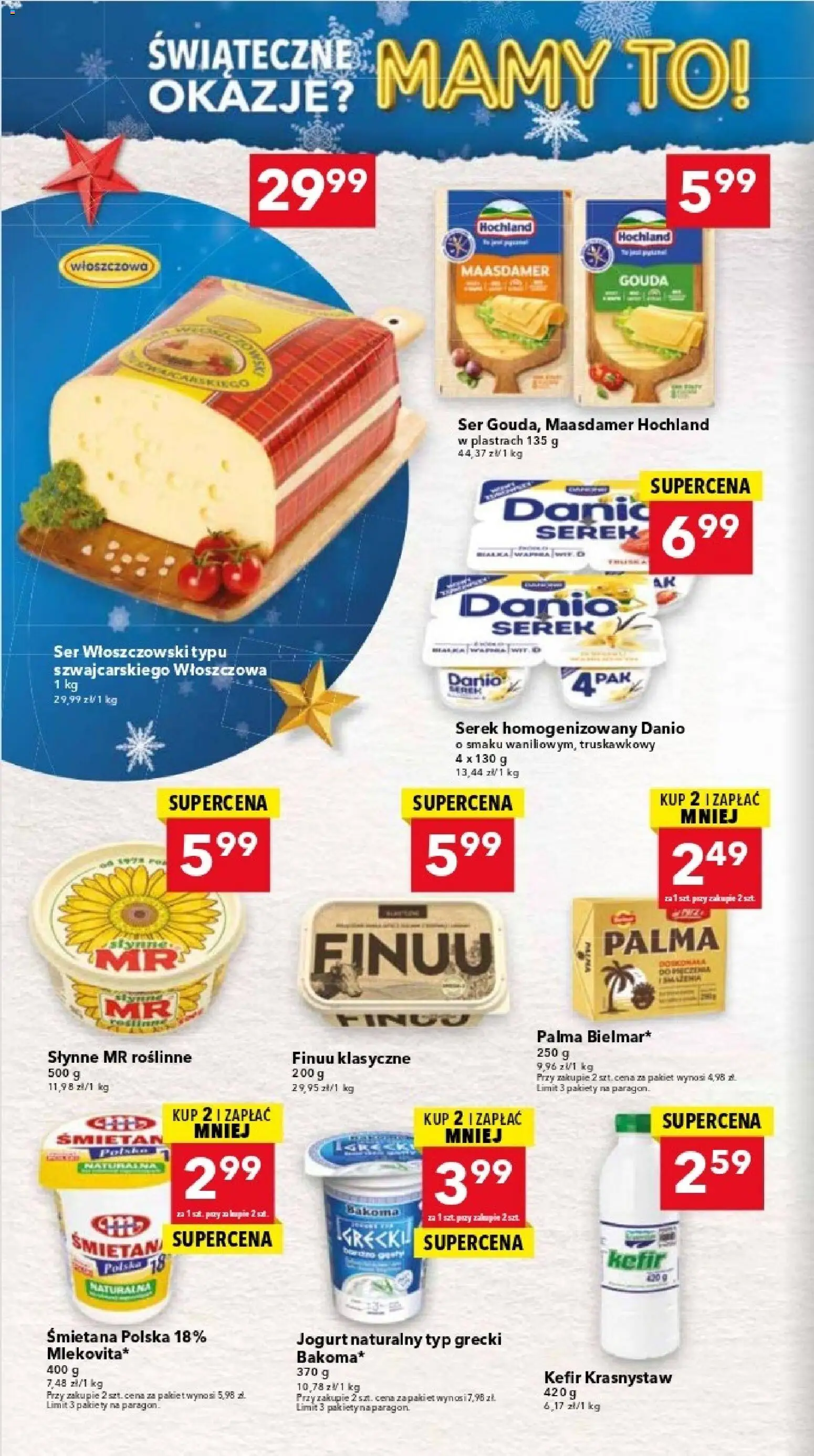 Lewiatan gazetka - Warszawa od 04.12.2025 | Strona: 6 | Produkty: Kefir, Serek homogenizowany, Ser, Jogurt