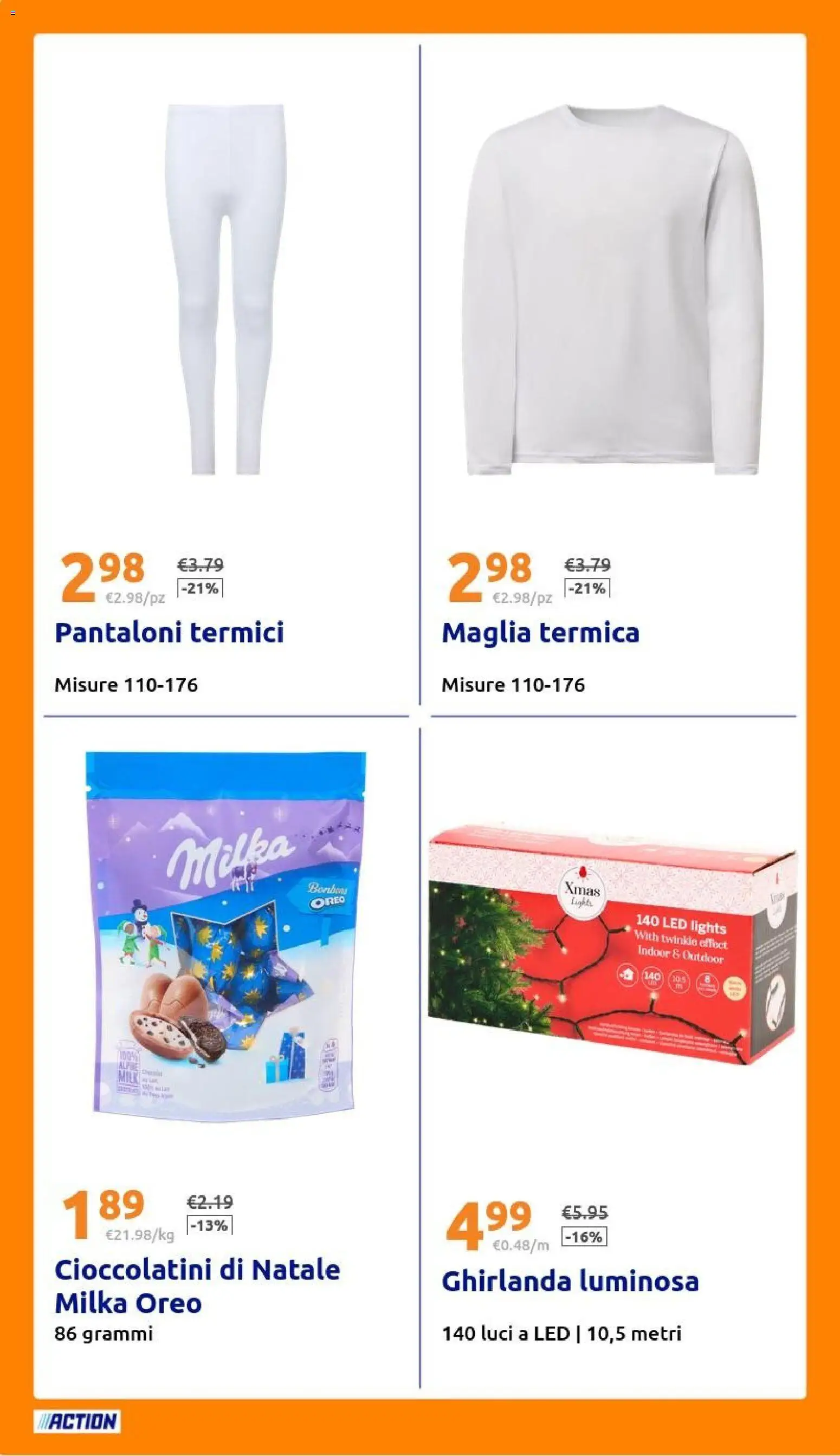 Volantino Action del 10.12.2025 | Pagina: 24 | Prodotti: Pantaloni, Cioccolatini