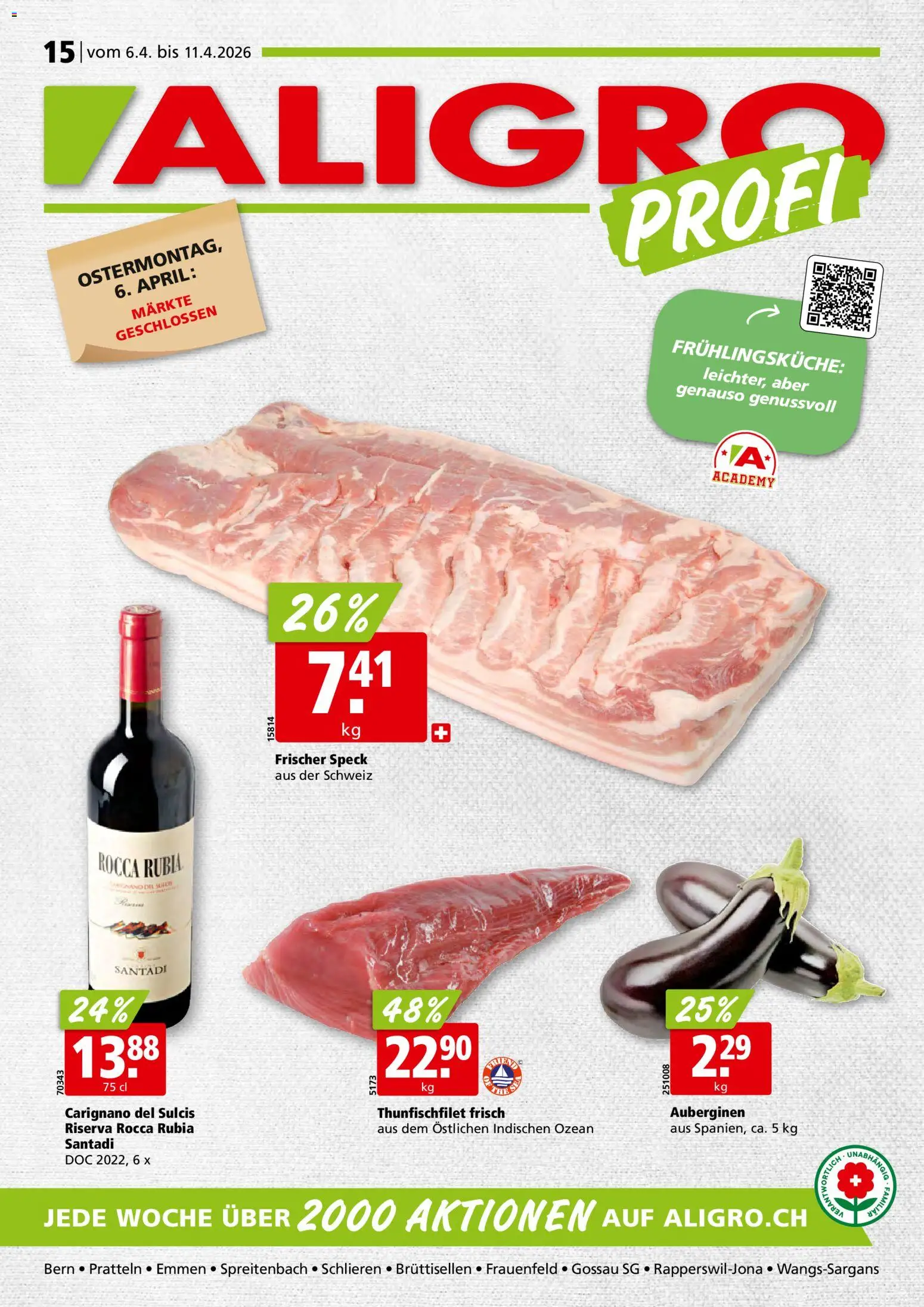 Aligro aktionen – gültig ab 06.04.2026 | Seite: 1