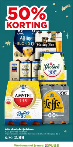 Hertog Jan ALCOHOLVRIJ BIER, Alcohol-free beer - Voorbeeld van een folder van Plus, geldig van 27.12.2025 | Pagina: 4