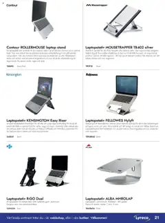 Lyreco - Ergonomifolder 2023/24 - Förhandsvisning av reklamblad från butik Lyreco aktuell från 24.09.2023 | Sida: 21 | Produkter: Batteri, Läsplatta, Mus, Tangentbord