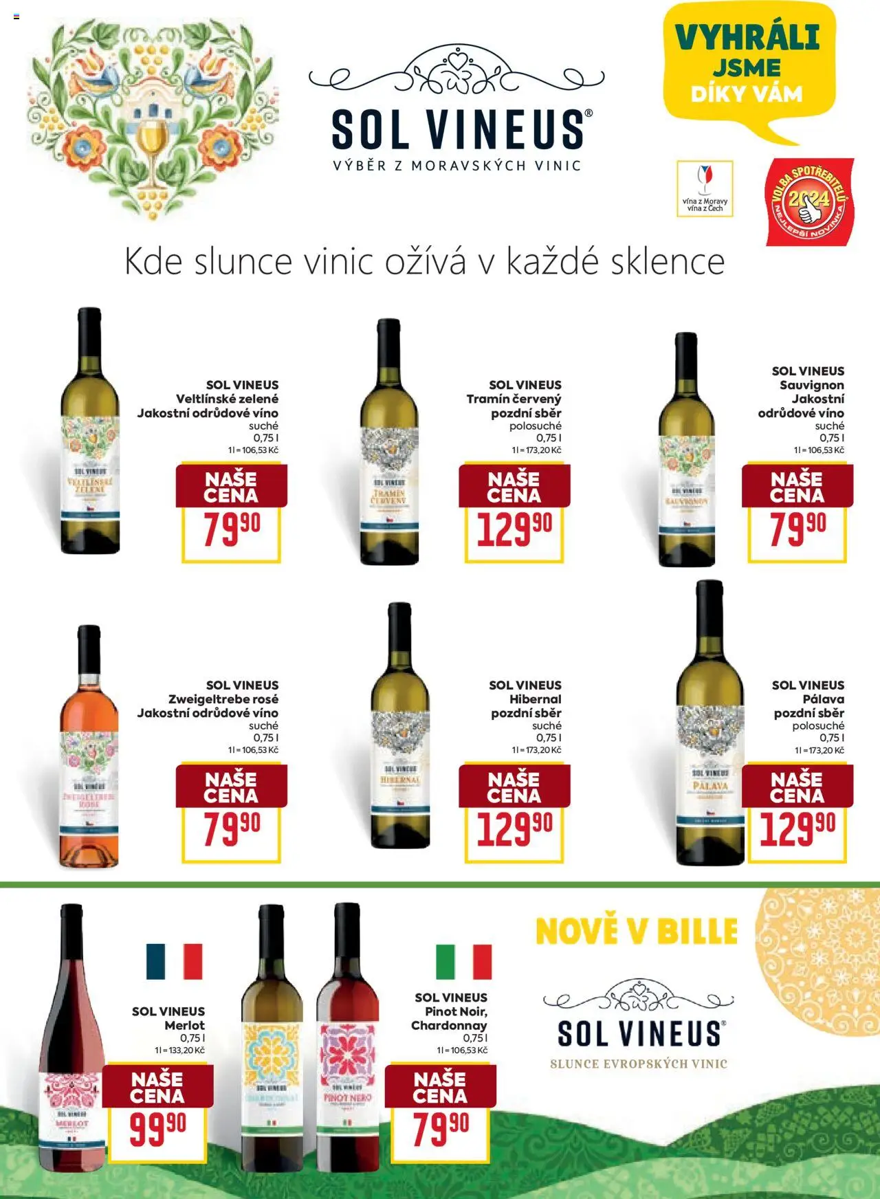 Billa katalog - Léto a grilování od 21.05.2025 | Strana: 25 | Produkty: Víno, Merlot, Tramín červený