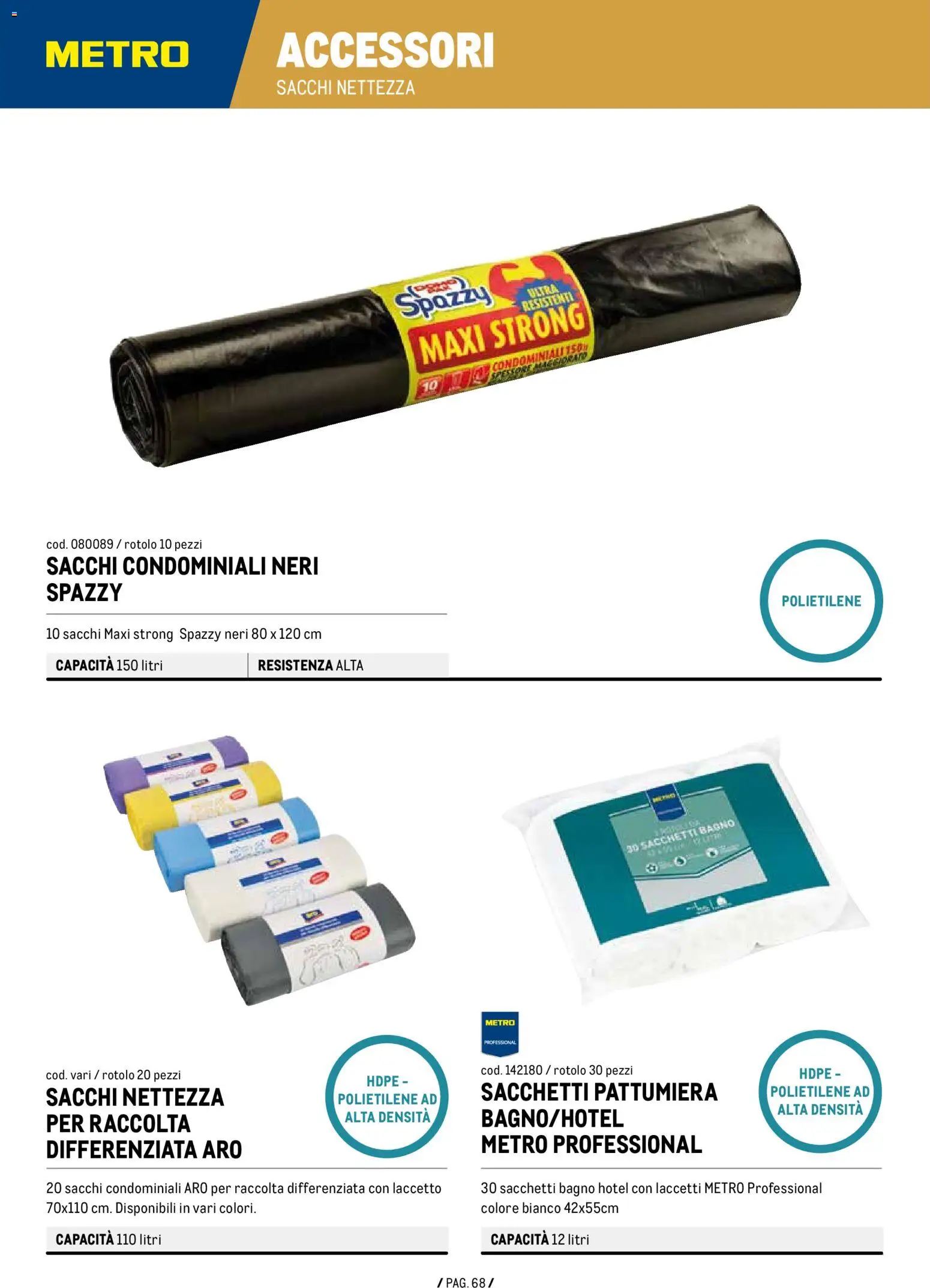 Volantino Metro del 07.01.2026 | Pagina: 68 | Prodotti: Pattumiera, Bagno