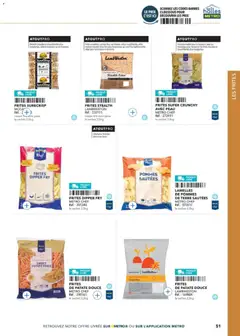 METRO - Prévisualisation de METRO - Restauration rapide valide à partir de 14.04.2026 | Page: 51 | Produits: Four, Patate douce, Frites, Livre