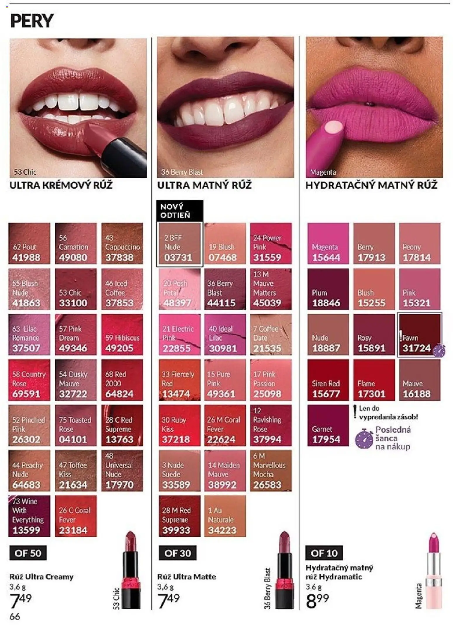 Nové Avon akcie – leták je platný od 01.11.2025 | Strana: 66