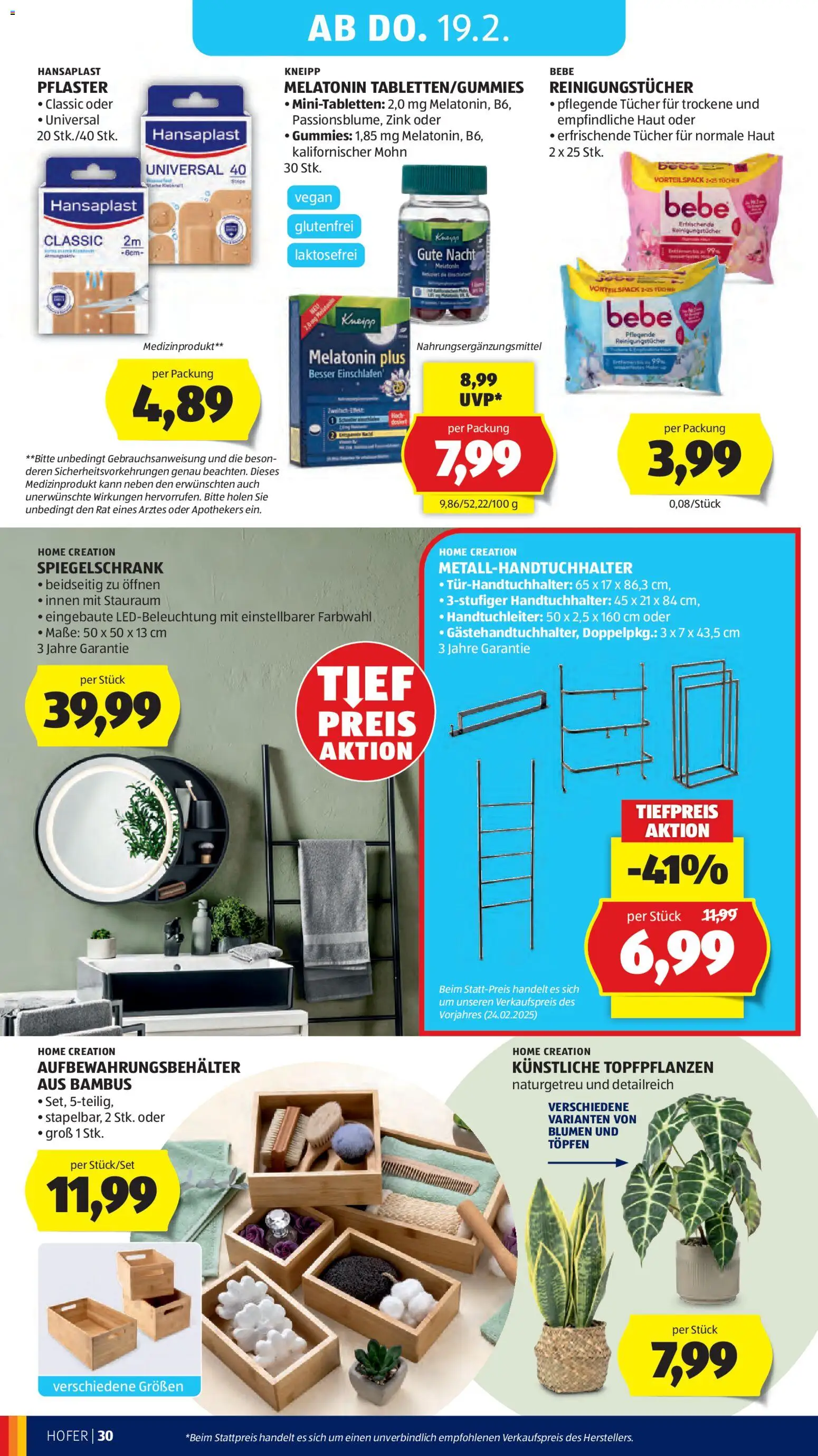 Hofer Flugblatt gültig ab 13.02.2026 | Seite: 34 | Produkte: Reinigungstücher