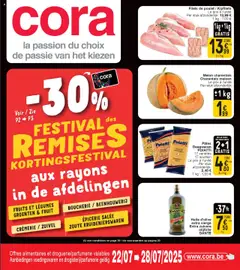 Cora folder week 30 - Voorbeeld van een folder van Cora, geldig van 22.07.2025