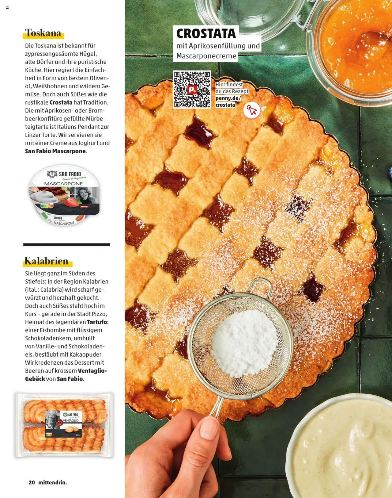 Penny  Kundenmagazin Sommer - gültig ab dem 13.06.2025 | Seite: 20 | Produkte: Mascarpone, Joghurt, Creme