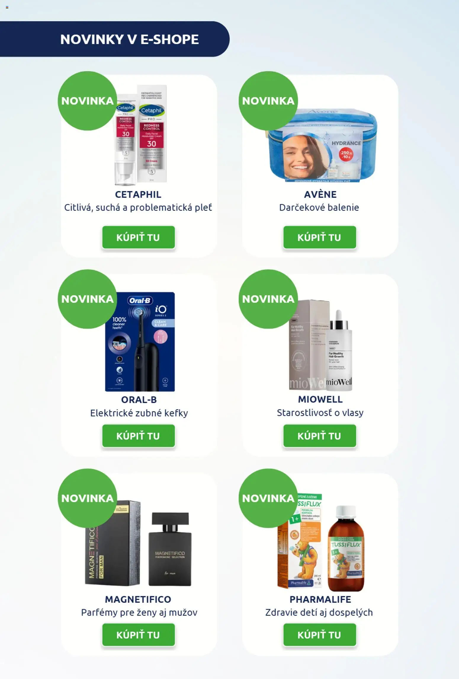 Nové BENU Lekáreň akcie – leták je platný od 01.12.2025 | Strana: 4 | Produkty: Avene