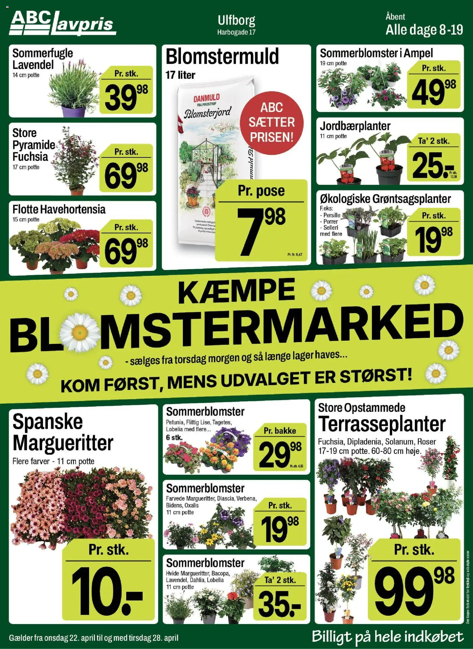 Abc Lavpris tilbudsavis – gyldig fra 22.04.2026 | Side: 1 | Produkter: Porrer, Selleri, Persille