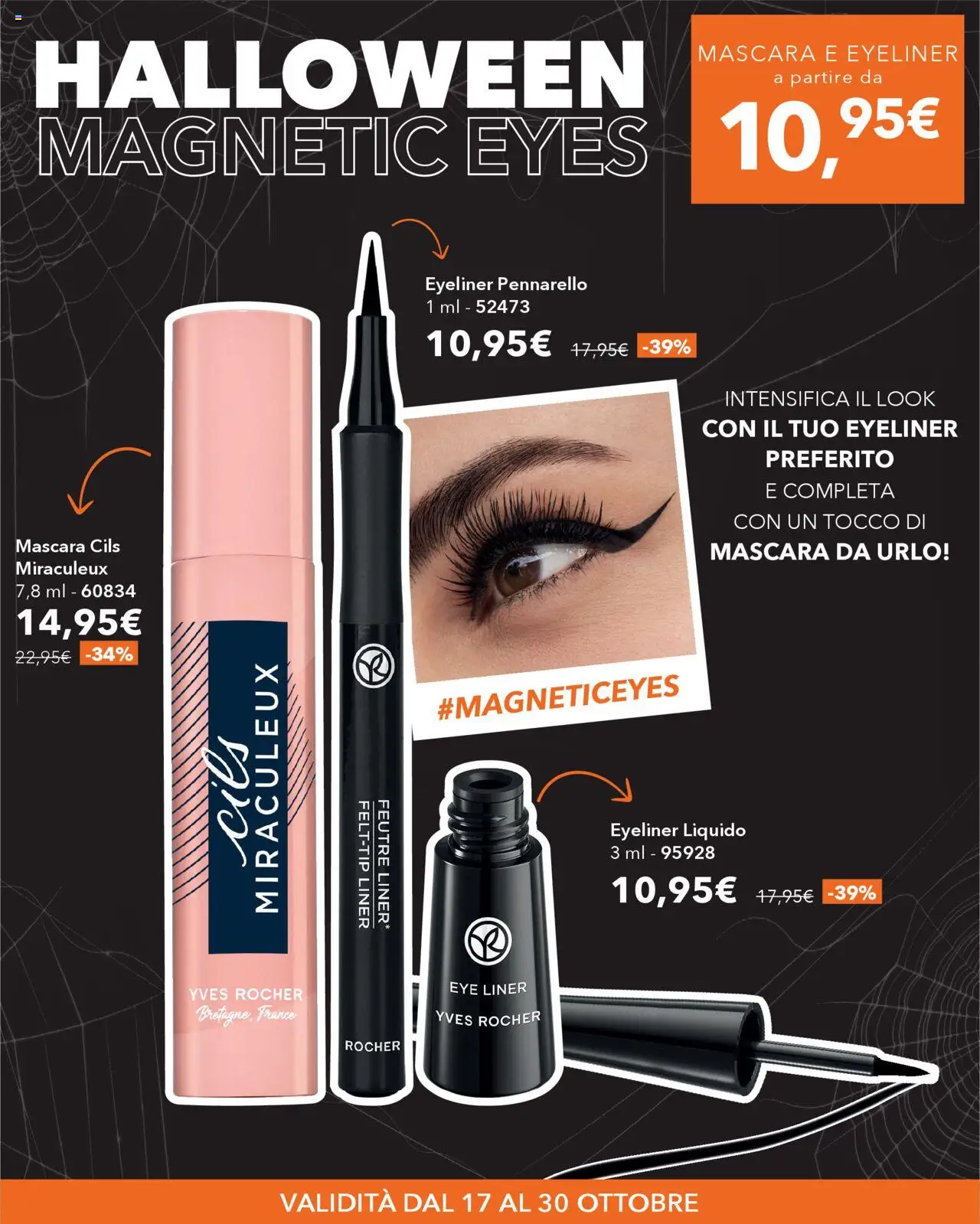 Volantino Yves Rocher del 17.10.2025 | Pagina: 3 | Prodotti: Mascara, Eyeliner