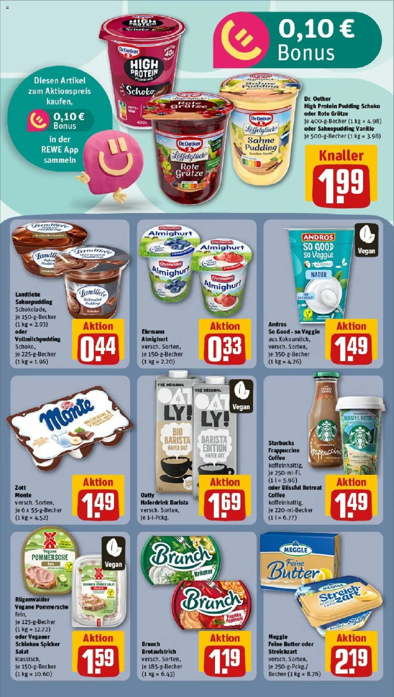 Rewe prospekt Nürnberg	 - gültig ab dem 01.06.2025 | Seite: 14 | Produkte: Ehrmann almighurt, High protein pudding, Pudding, Haferdrink