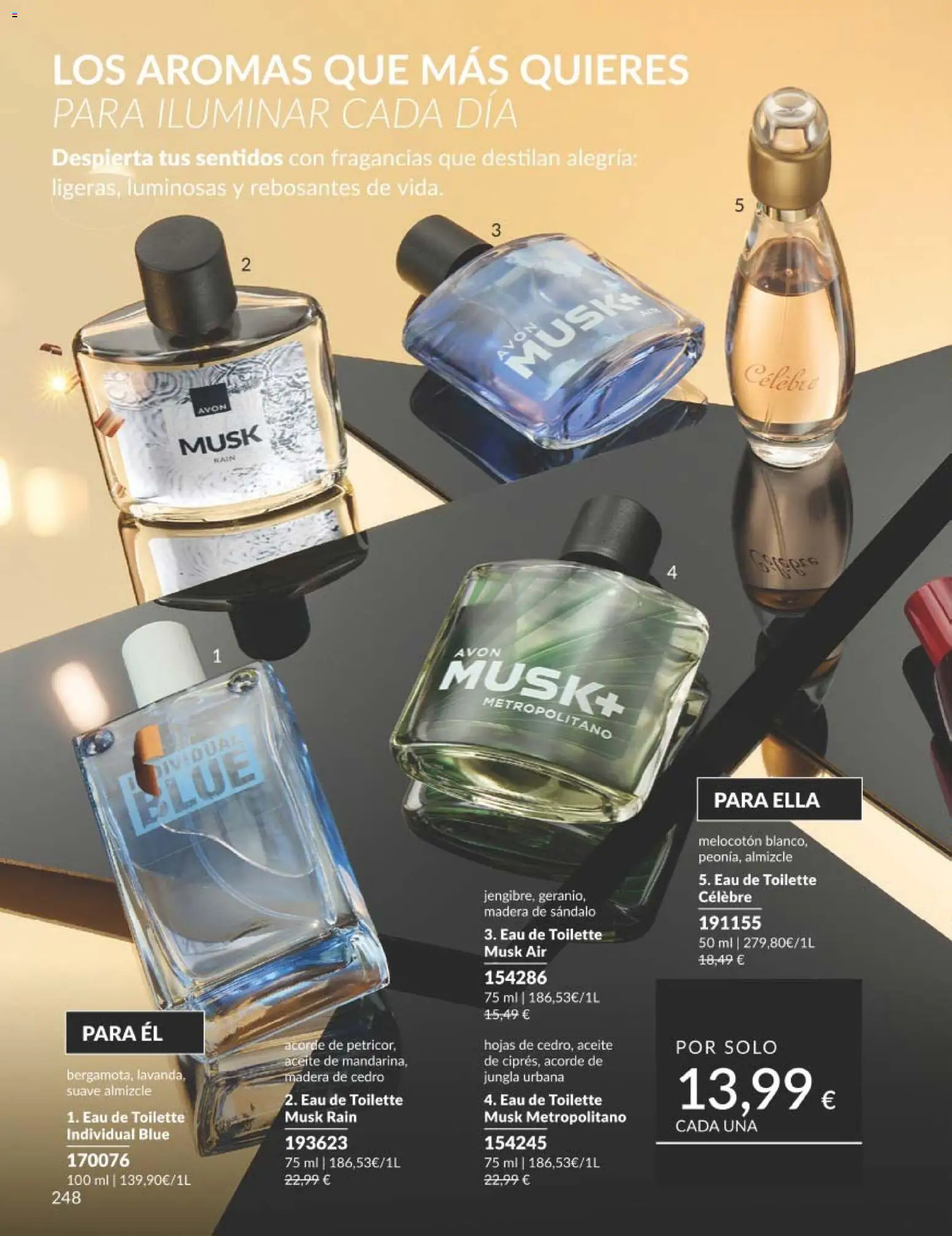 Catálogo AVON campaña 11 Black Friday │ válido desde el 01.11.2025 | Página: 248 | Productos: Eau de toilette, Aceite
