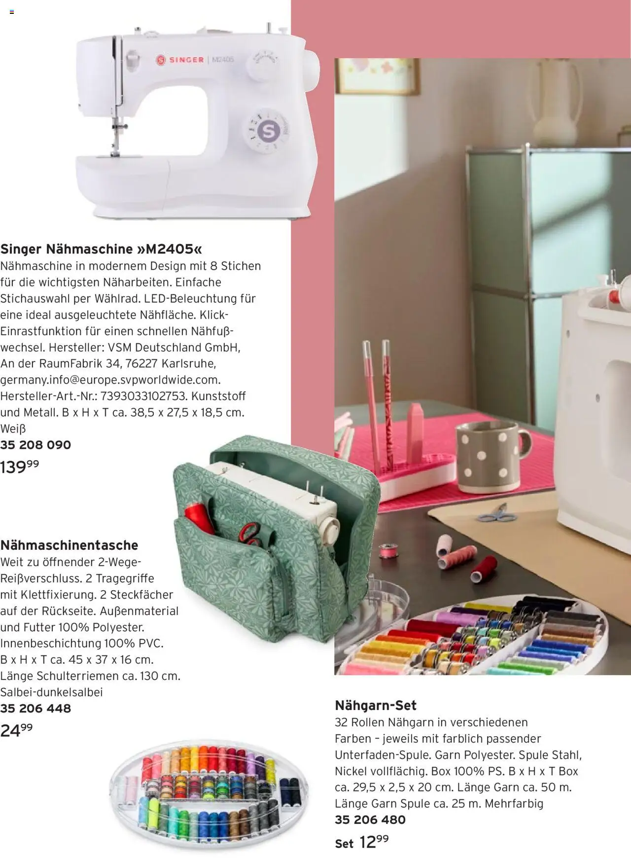 Prospekt Tchibo Selbst gemacht – Einfach schön - gültig ab dem 13.08.2025 | Seite: 12 | Produkte: Nähmaschine, Box
