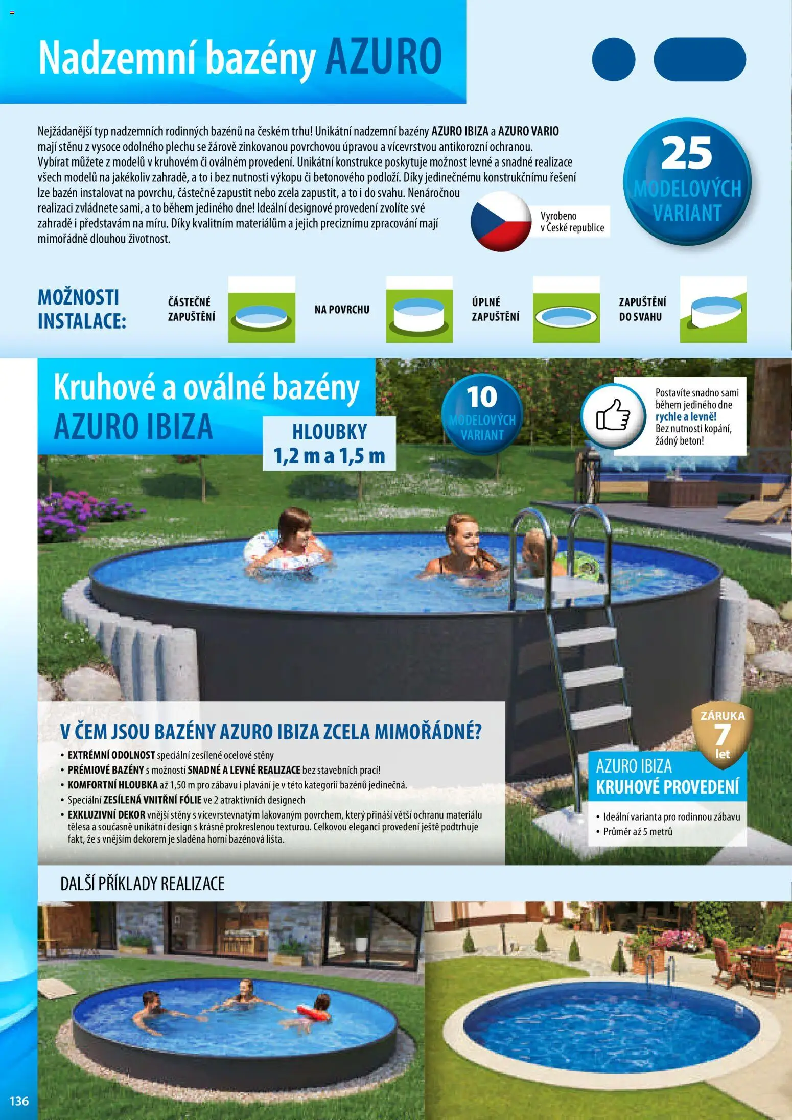 Mountfield katalog od 02.04.2026 | Strana: 136 | Produkty: Bazény, Fólie, Bazén