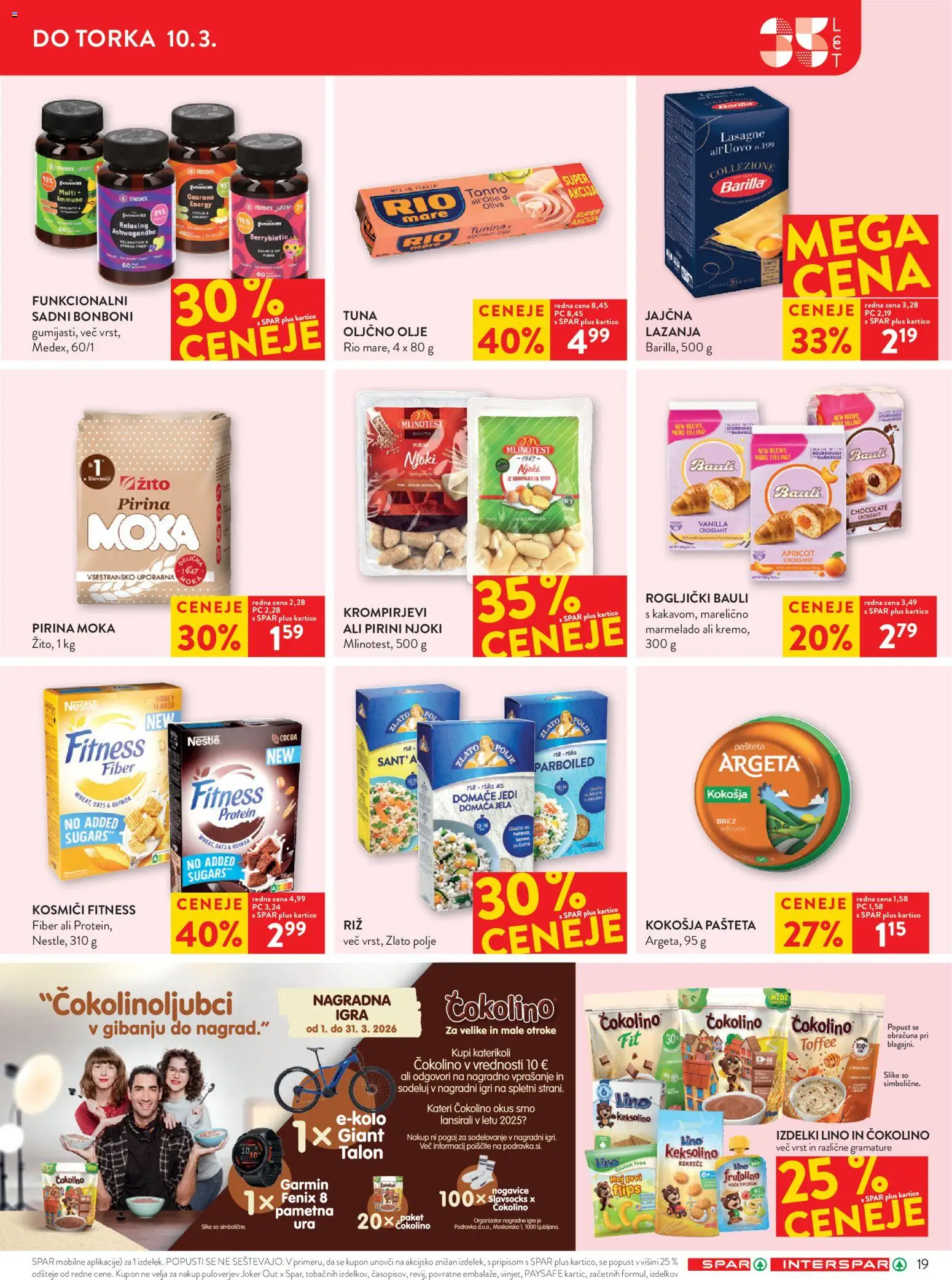 Novi Spar katalog ponudbe – veljaven od 04.03.2026 | Stran: 23 | Izdelki: Moka, Oljčno olje, Pašteta, Olje