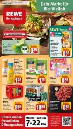 Rewe ihr Kaufpark Prospekt 	 gültig ab dem 18.08.2025