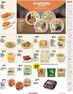 Pré-visualização SALADA GREGA/ FRANGO C/ MASSA E RUCULA/CÉSAR/ ATUM COZINHA CONTINENTE, Salada grega, frango com massa e rúcula, césar e atum válido de 07.04.2026 | Página: 17