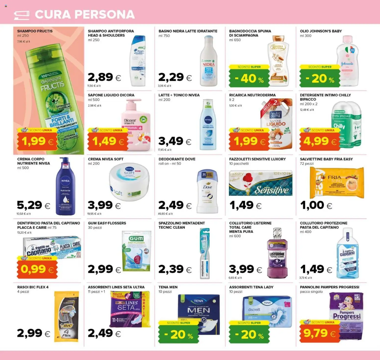 Volantino Tigre del 26.03.2026 | Pagina: 30 | Prodotti: Collutorio, Fazzoletti, Pompelmo, Latte