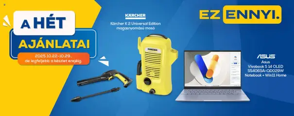 Euronics Akciós újság - amely érvényes a következő dátumtól: 22.10.2025 | Oldal: 4