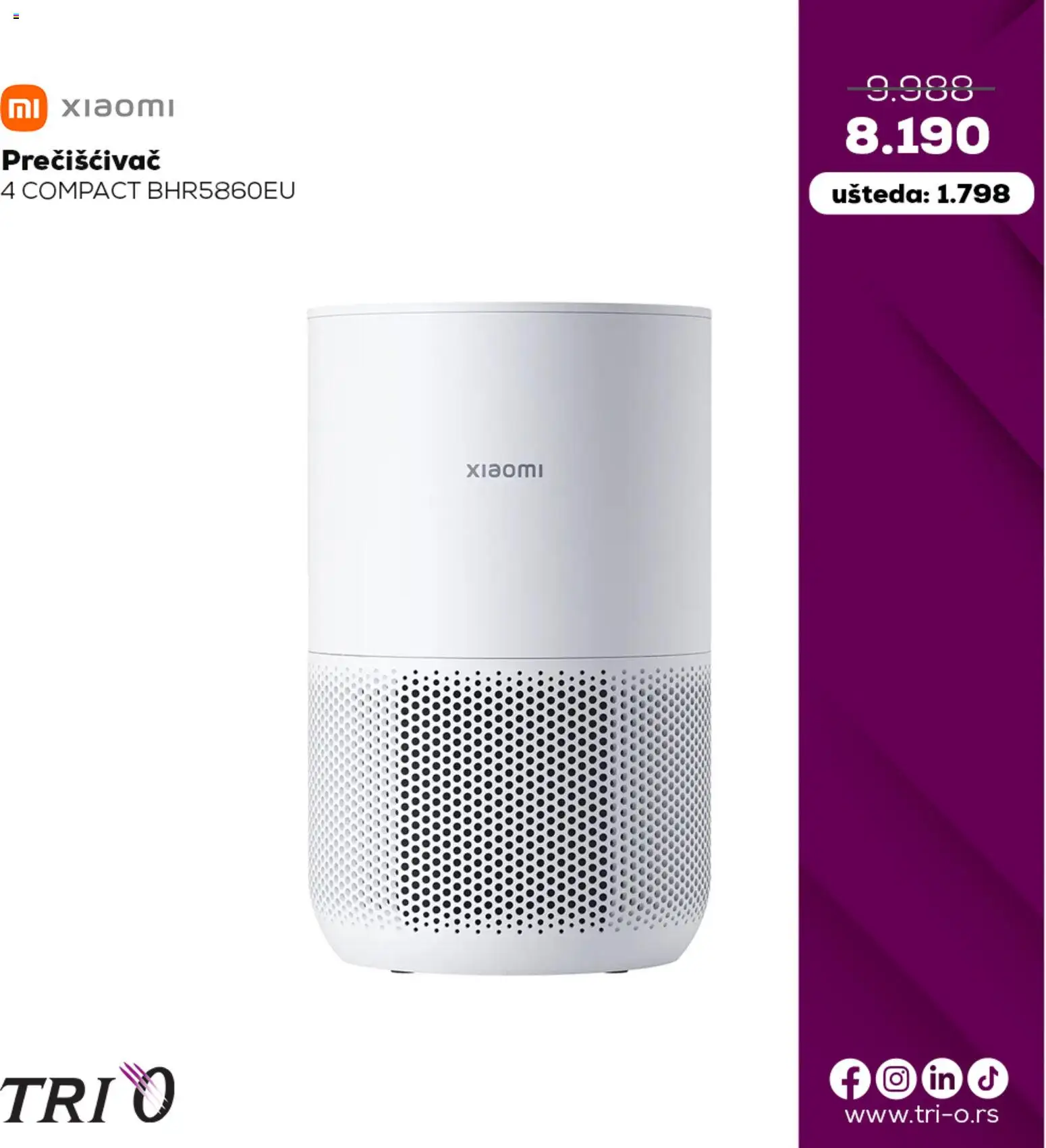 Tri O katalog - važi od 28.10.2025 | Strana: 5 | Proizvode: Xiaomi