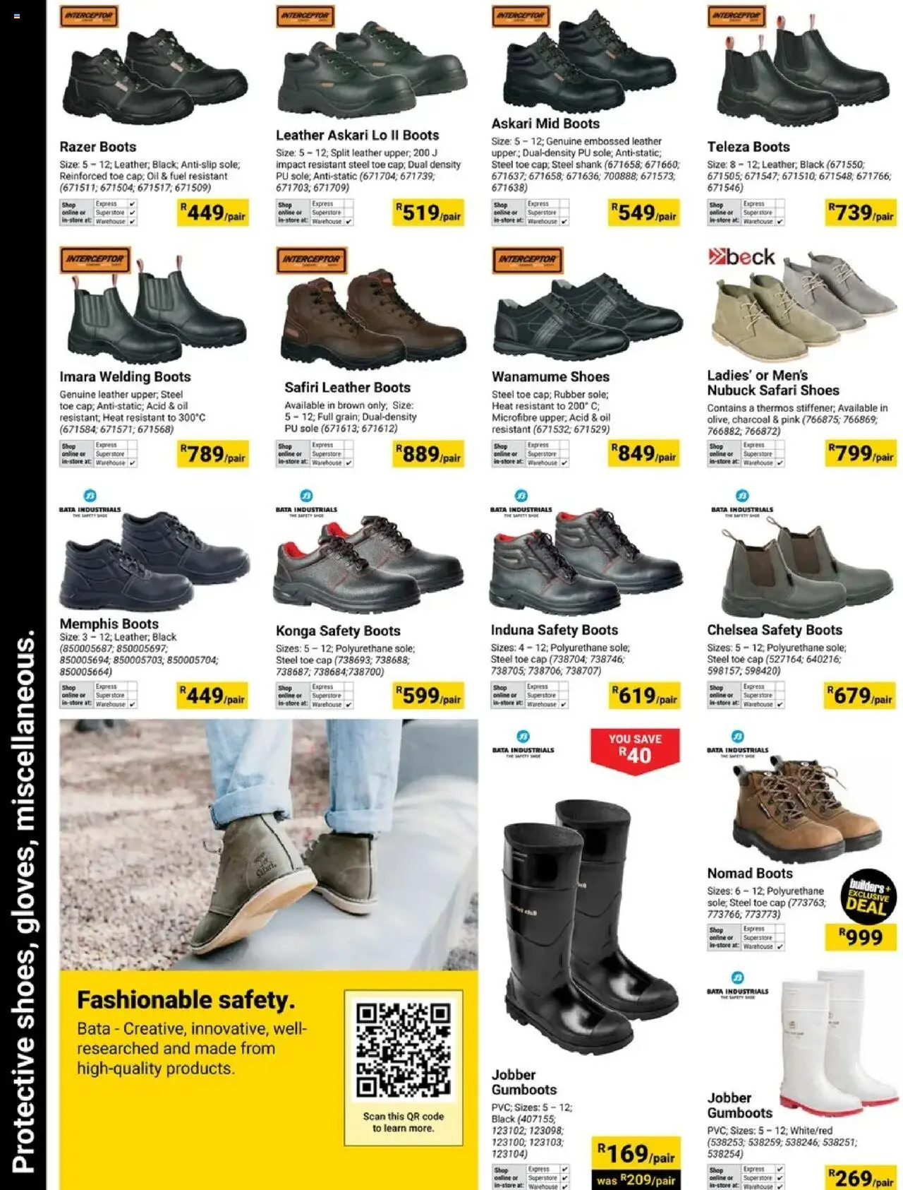 New Builders catalogue – valid from 14.10.2025 | Page: 22 | Products: Boots, Cap, Oil