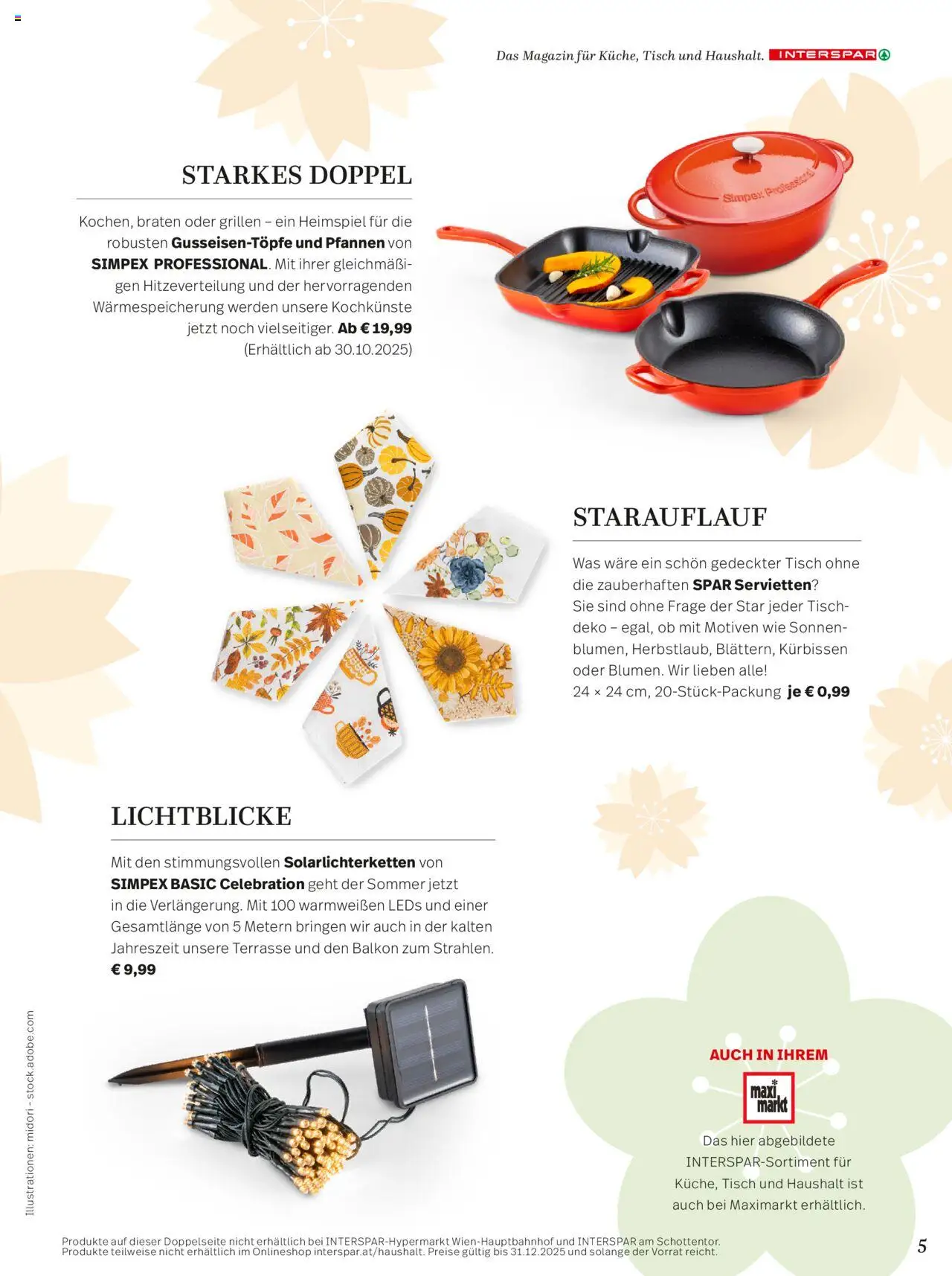 Interspar Mein Zuhause  gültig ab 29.09.2025 | Seite: 5 | Produkte: Tisch
