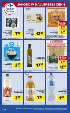 Carrefour Gazetka - Express II od 08.07.2025 | Strona: 6 | Produkty: Oliwa z oliwek, Sok pomarańczowy, Woda źródlana, Sok