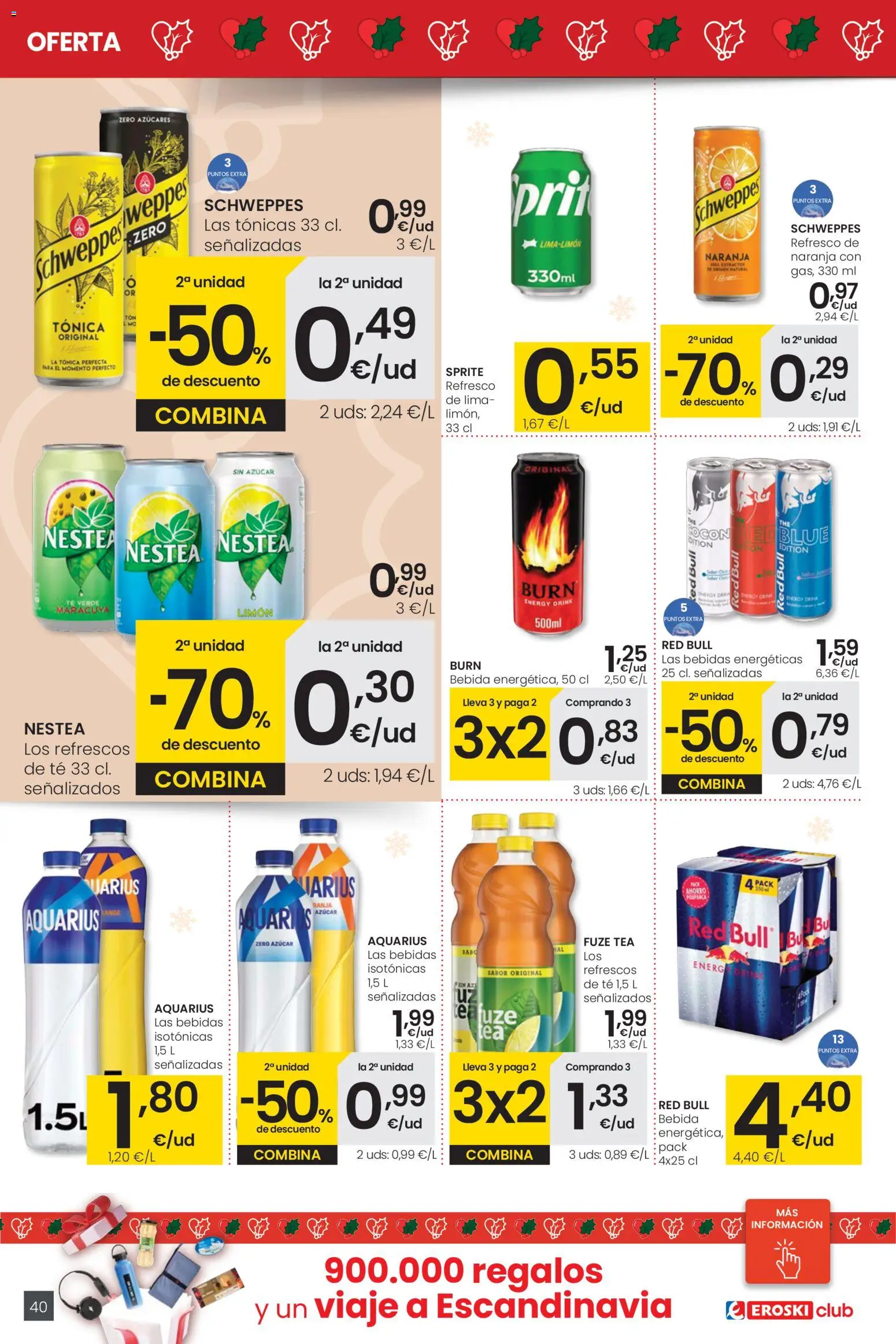 Eroski - Center │ válido desde el 18.12.2025 | Página: 40 | Productos: Lima, Té, Πρίζες