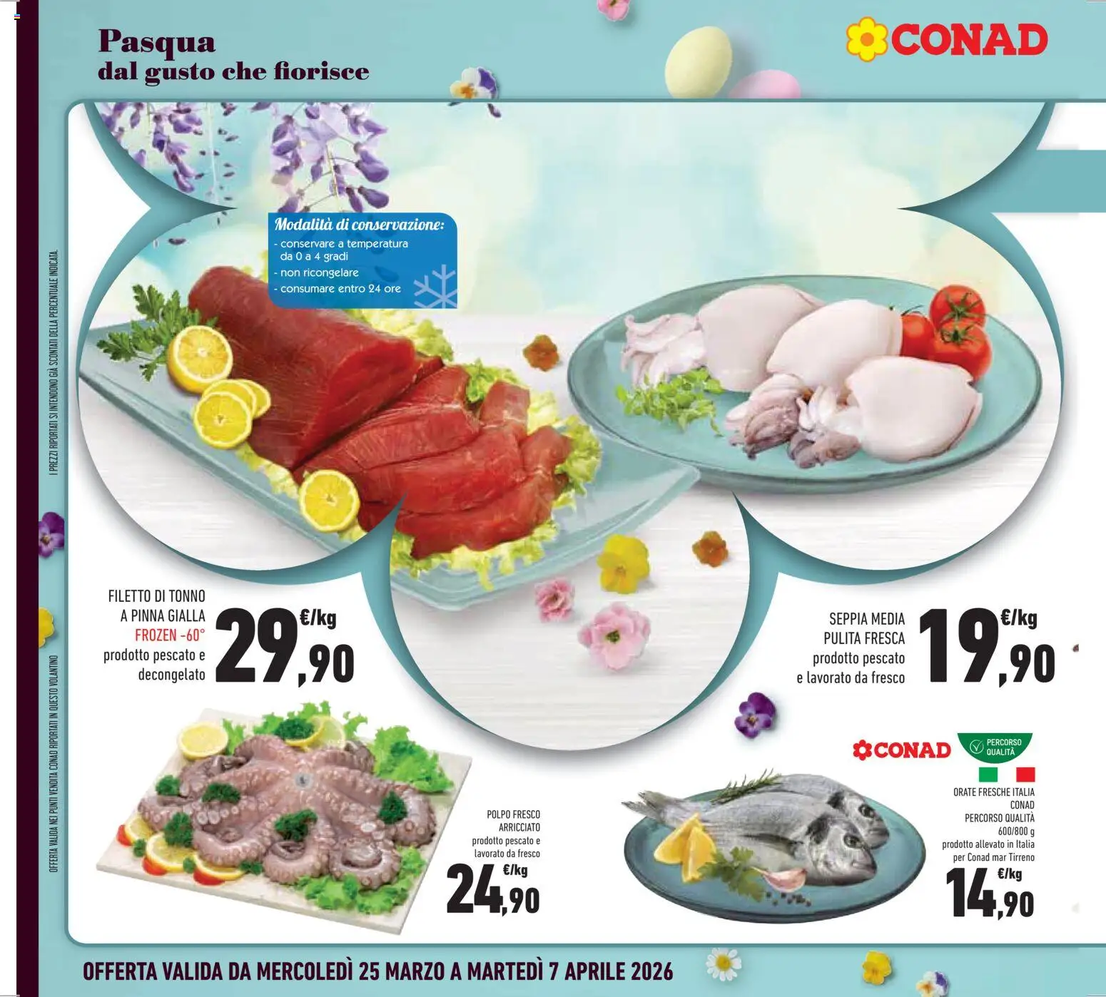 Volantino Conad del 25.03.2026 | Pagina: 12 | Prodotti: Polpo, Tonno